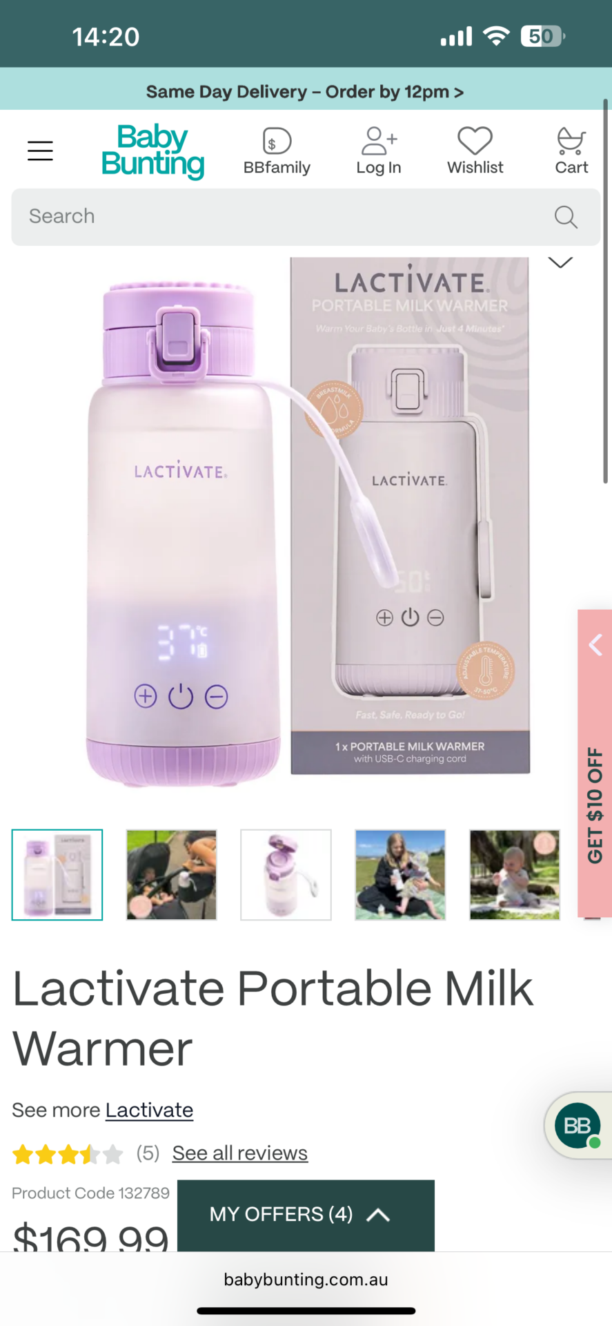 Portable Milk Warmer