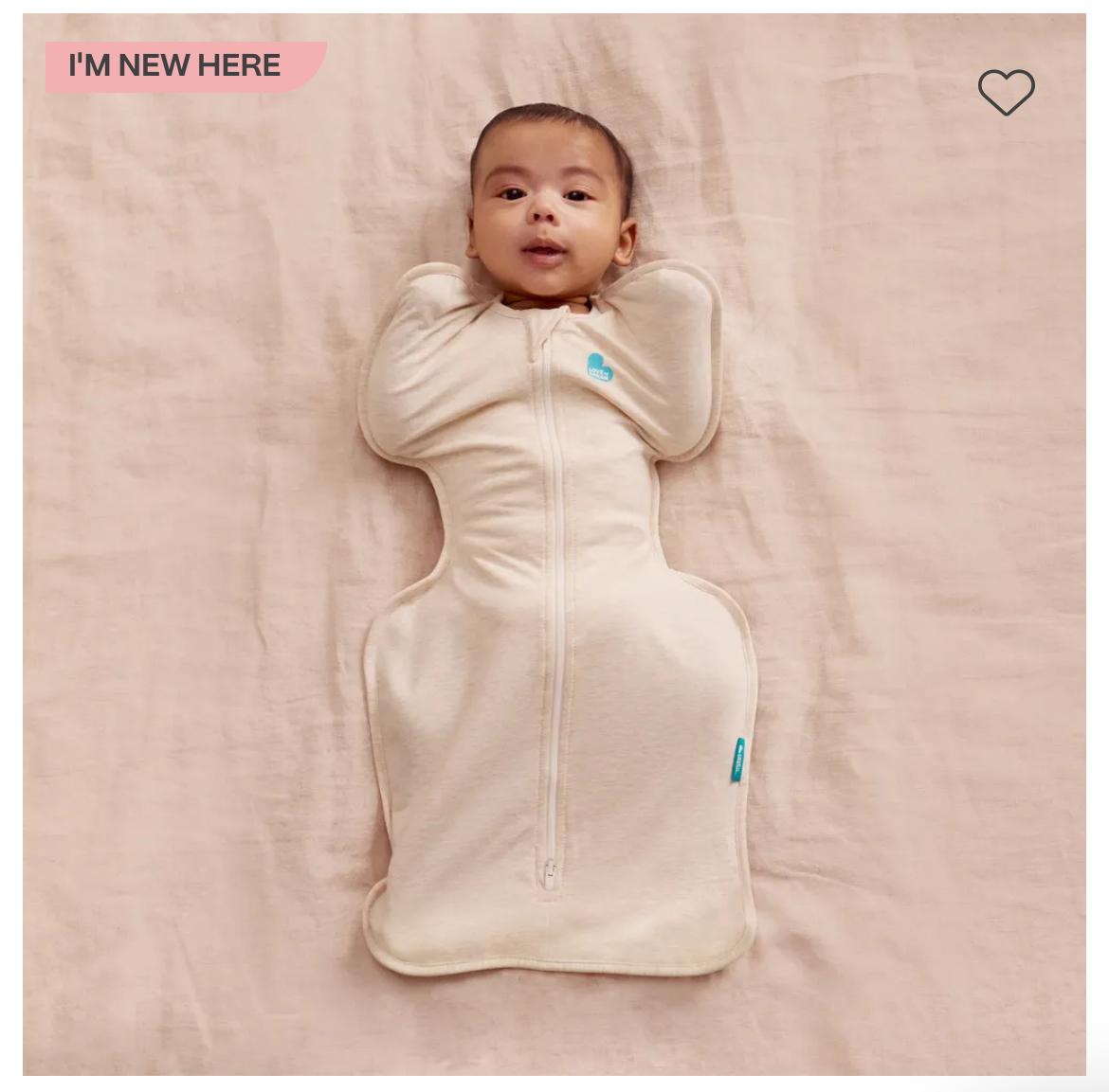 Love To Dream Swaddle Up Original 1 Tog Oatmeal Size Newborn