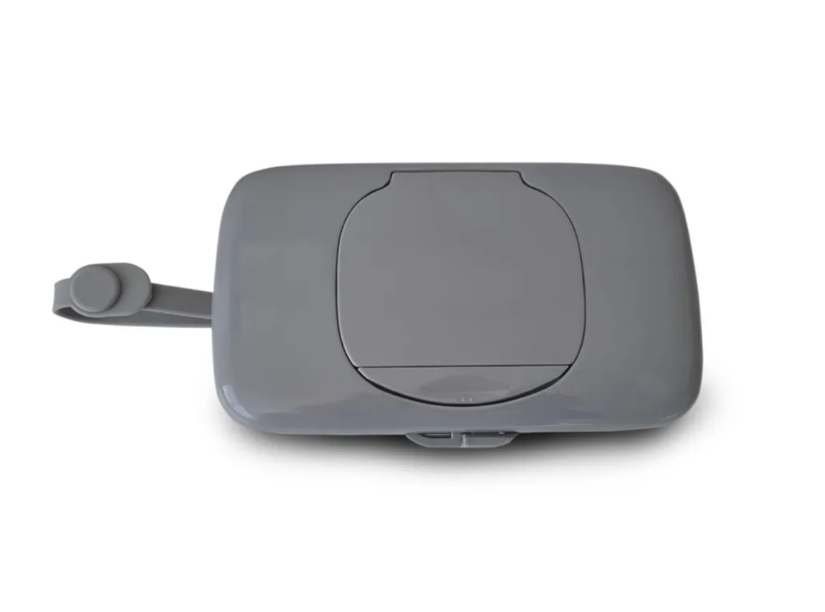 Plum On The Go Wet Wipes Case Grey