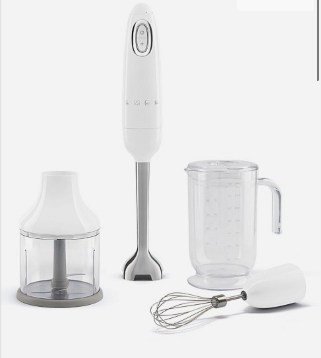 SMEG -  50'S STYLE HAND BLENDER WHITE