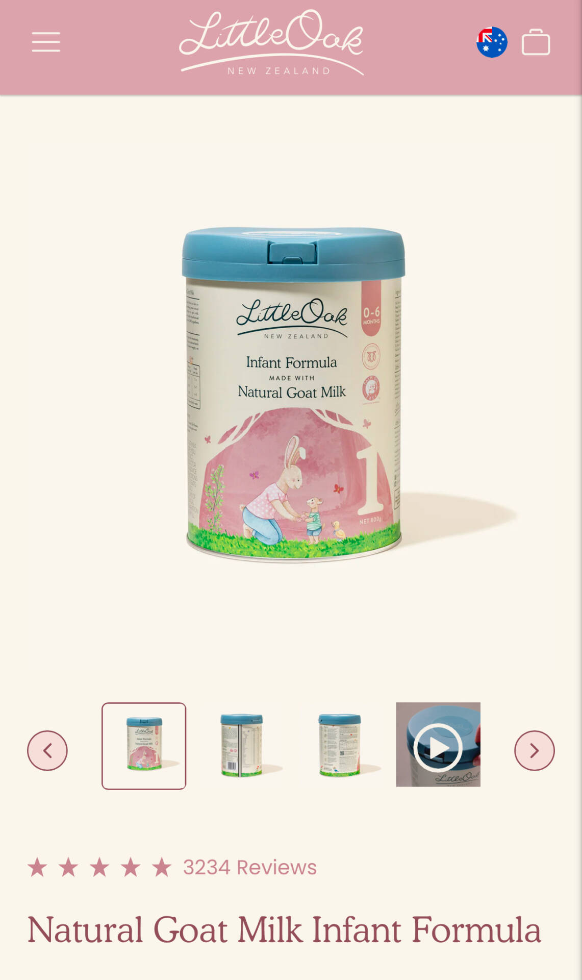 2x Little Oak Instant Formula