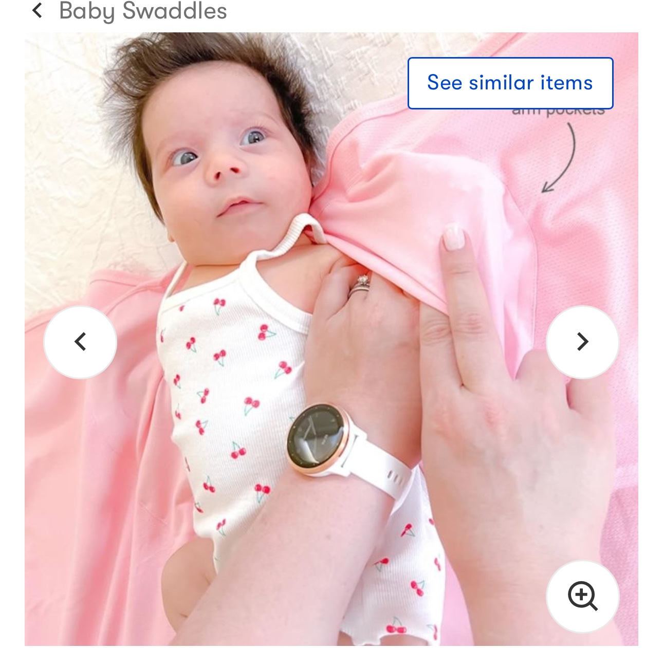 Koala Hugs Summer Newborn Swaddle Wrap - Candy Pink