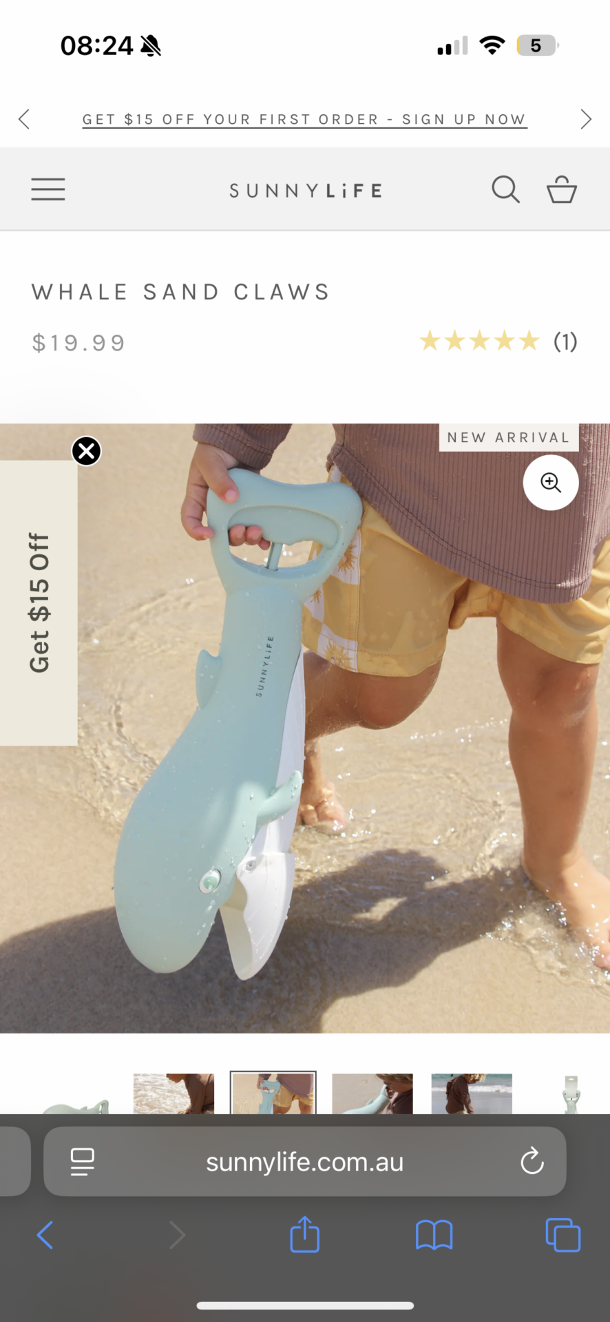 Beach Claw - Oliver