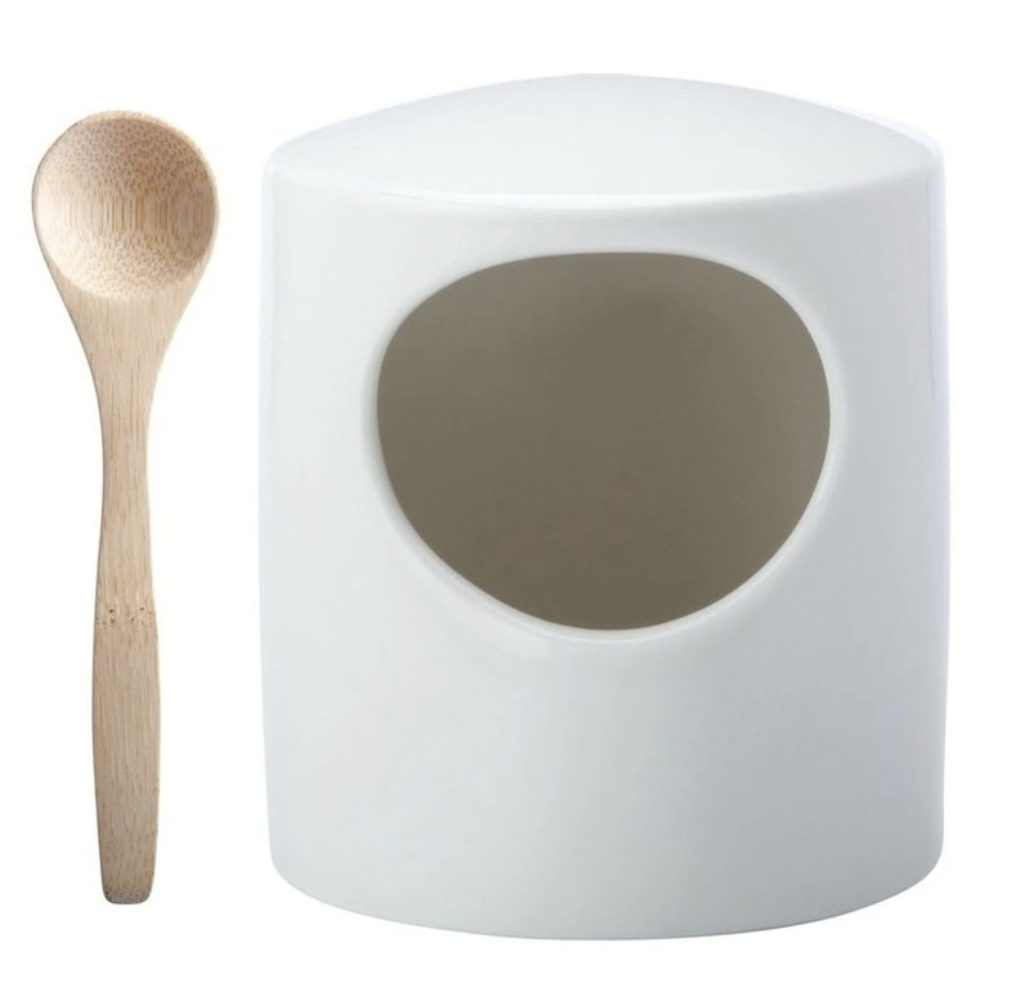 Epicurious Salt Pig in White