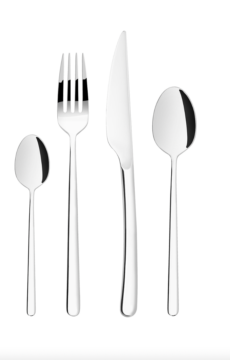 David Jones Collection Seoul Silver 24 Piece Cutlery Set