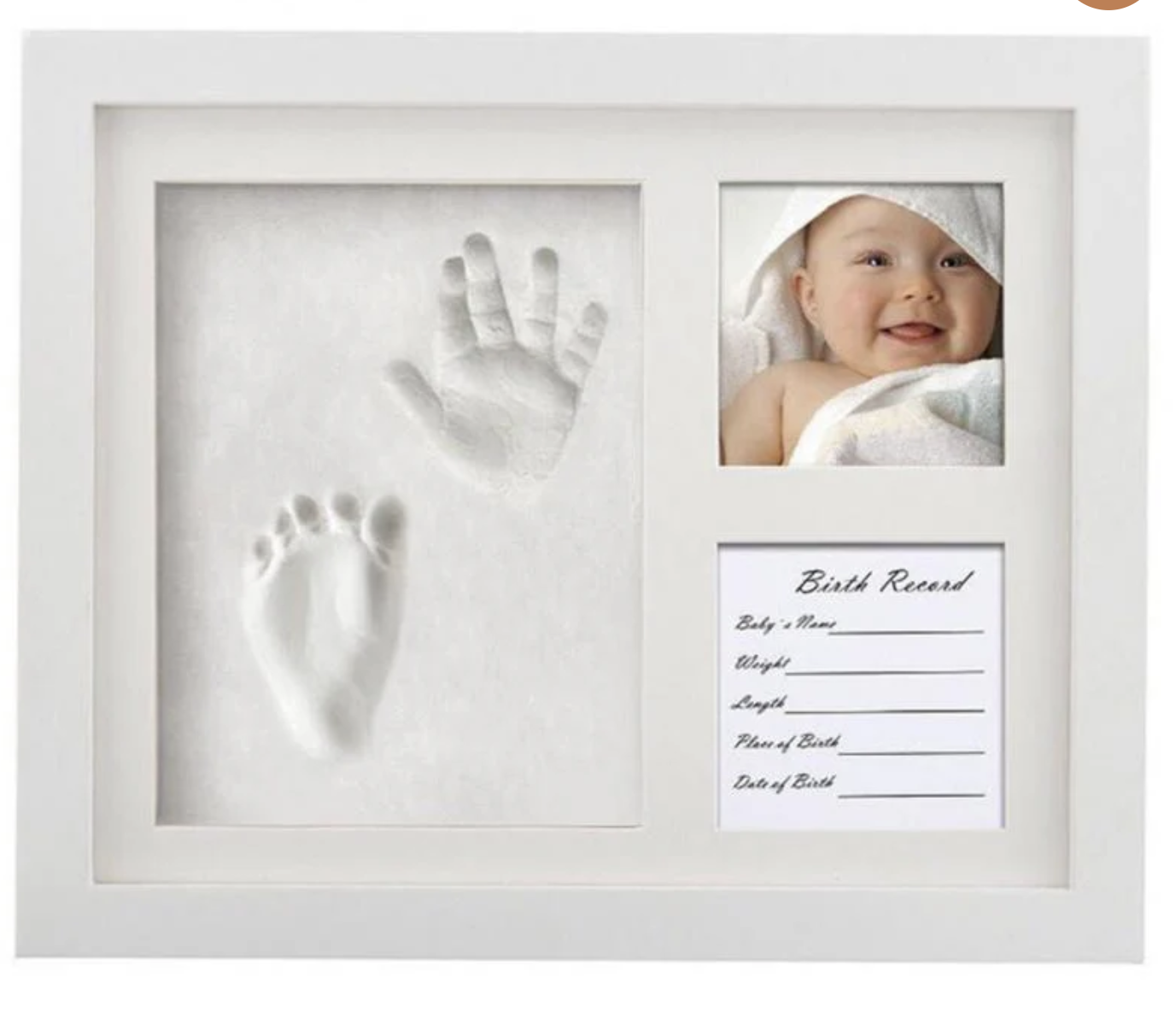 Newborn Baby Handprint and Footprint Clay Kit