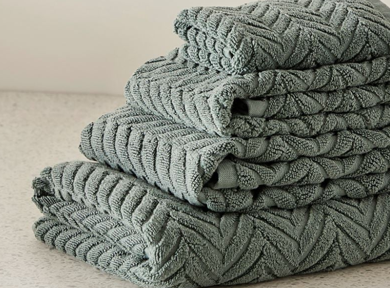 Mimosa Textured Seagrass Towel Range