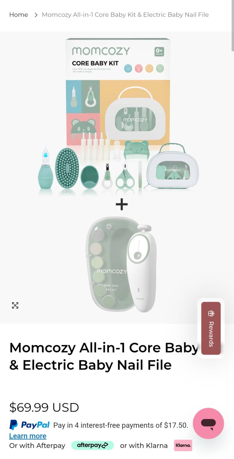 Momcozy All-in-1 Core Baby Kit & Electric Baby Nail File