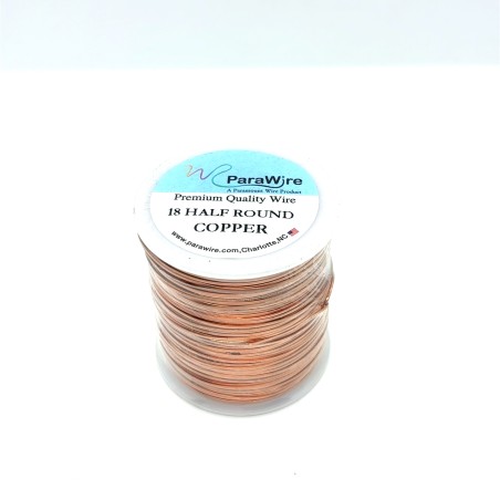95m 18 gauge Half Round Dead Soft Copper wire - 95 Metres