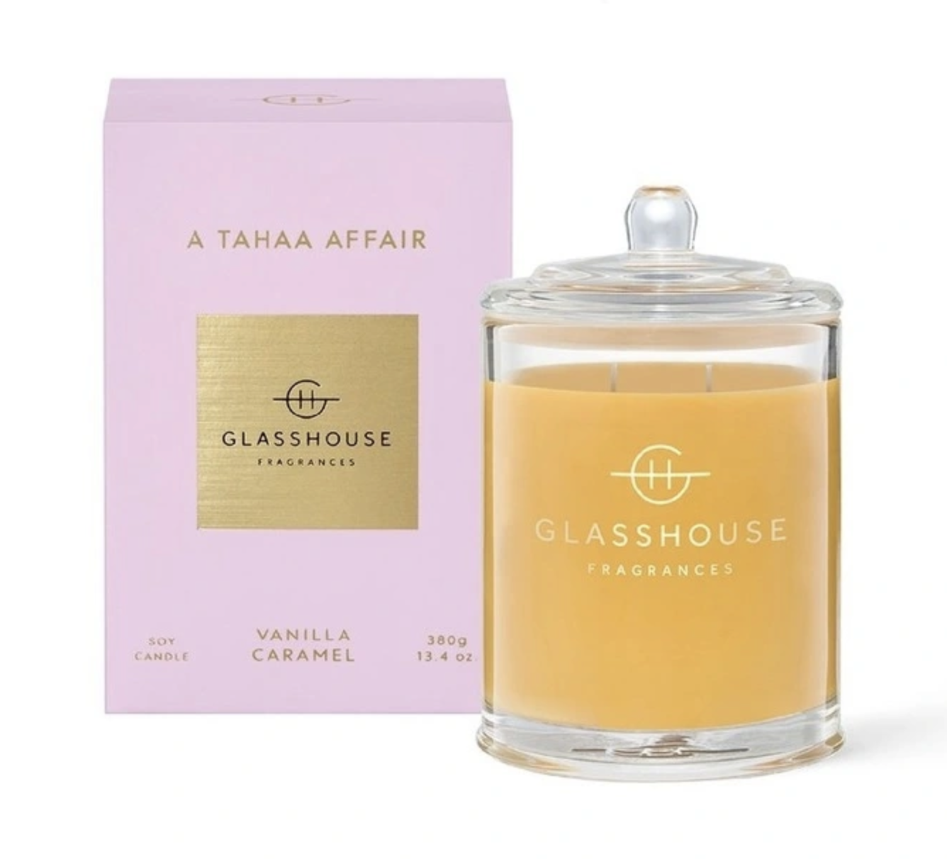 GLASSHOUSE FRAGRANCES ATahaaAffair Soy Candle 380g