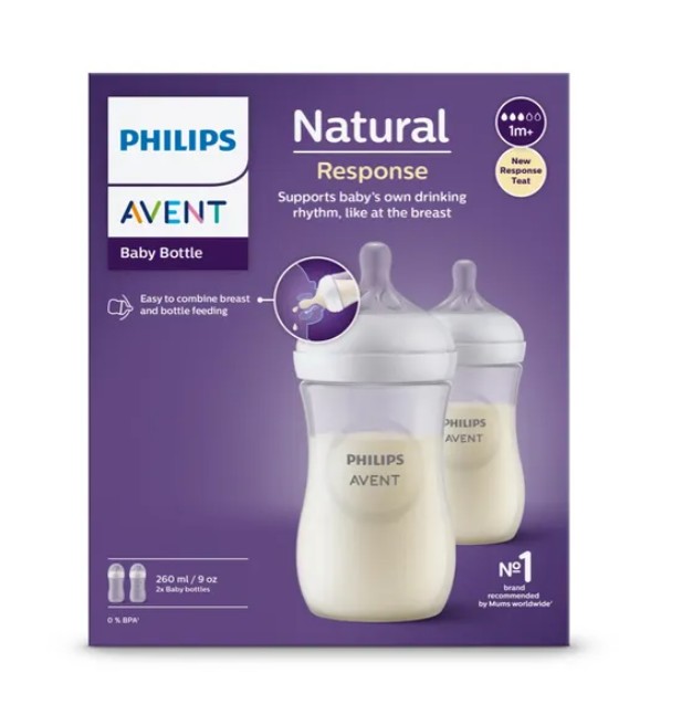 Baby Bottle (260ml) - 2 Pack