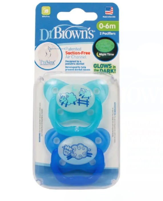 Glow in the Dark Soother - 2pk