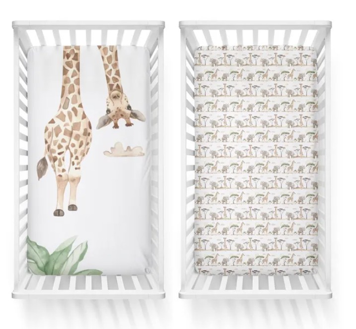 Fitted Cot Sheet - 2pk