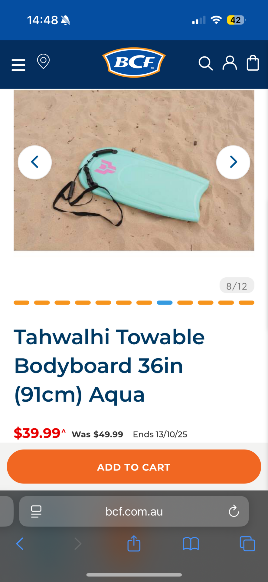 Claire - towable bodyboard from BCF