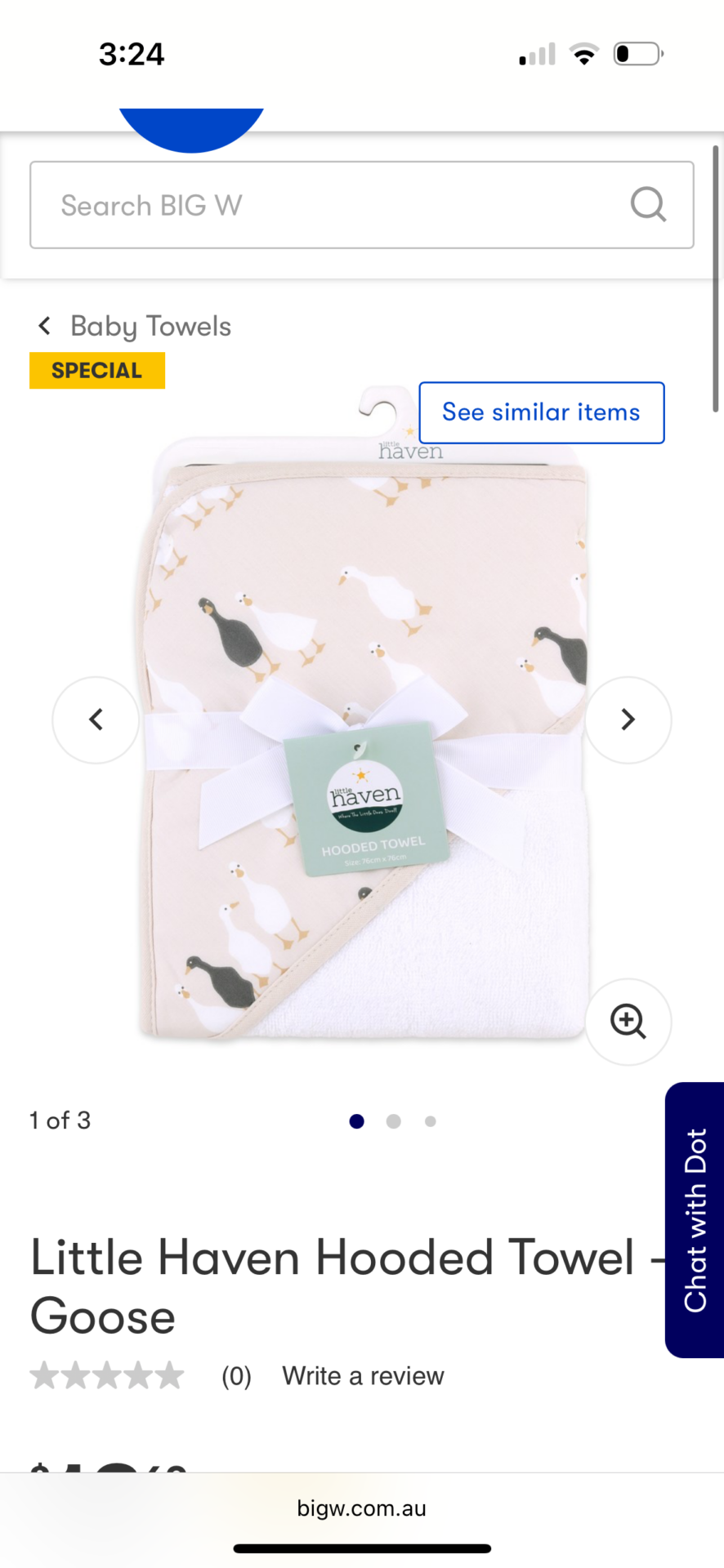 Baby towel with hood