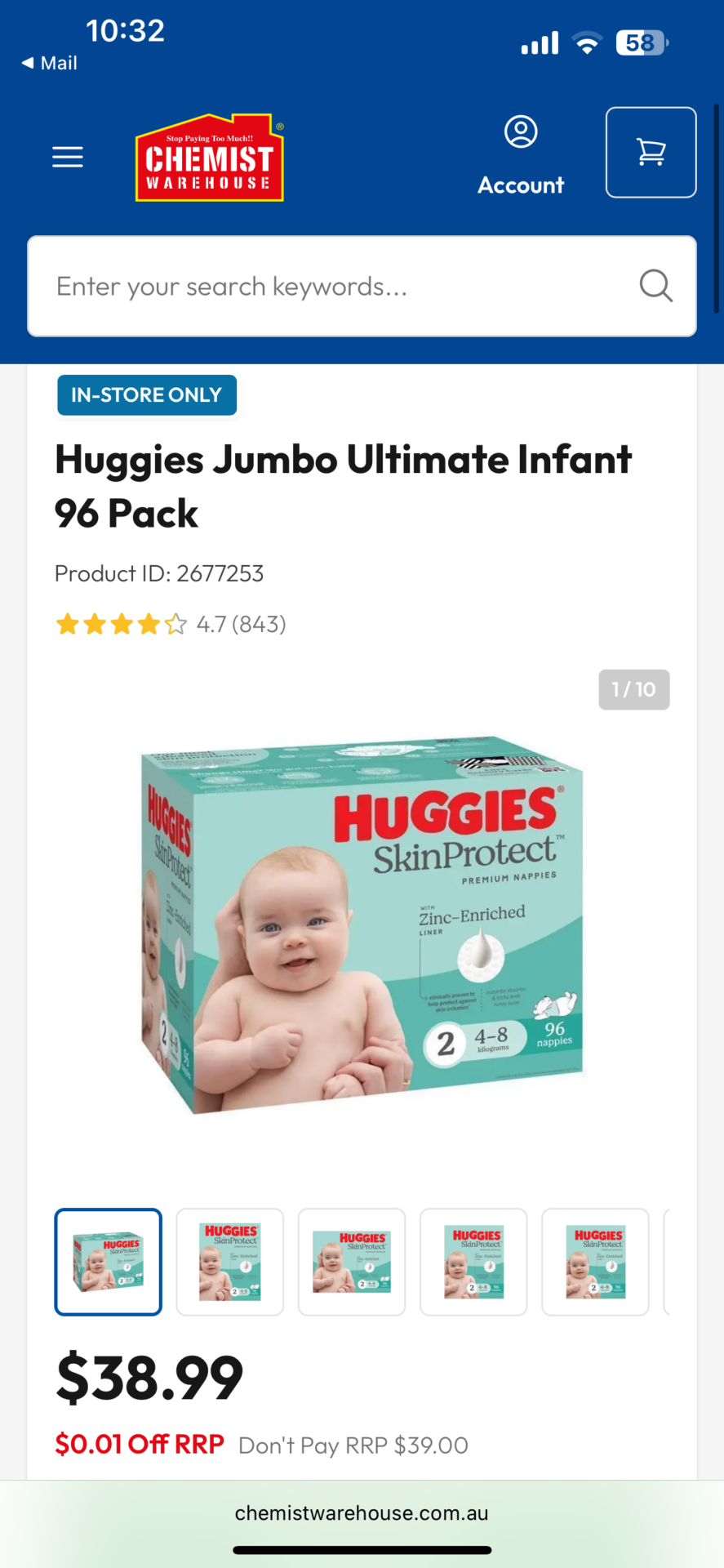 Size 2 Nappies