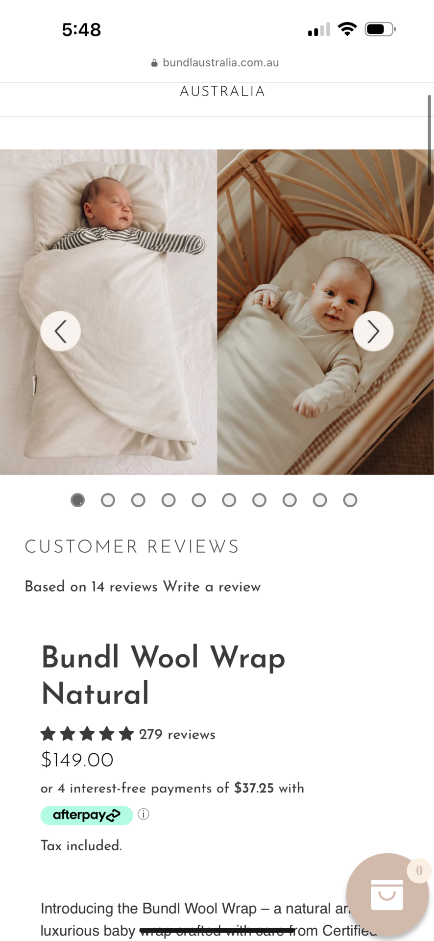 Bundl Wrap - Natural or Mocha