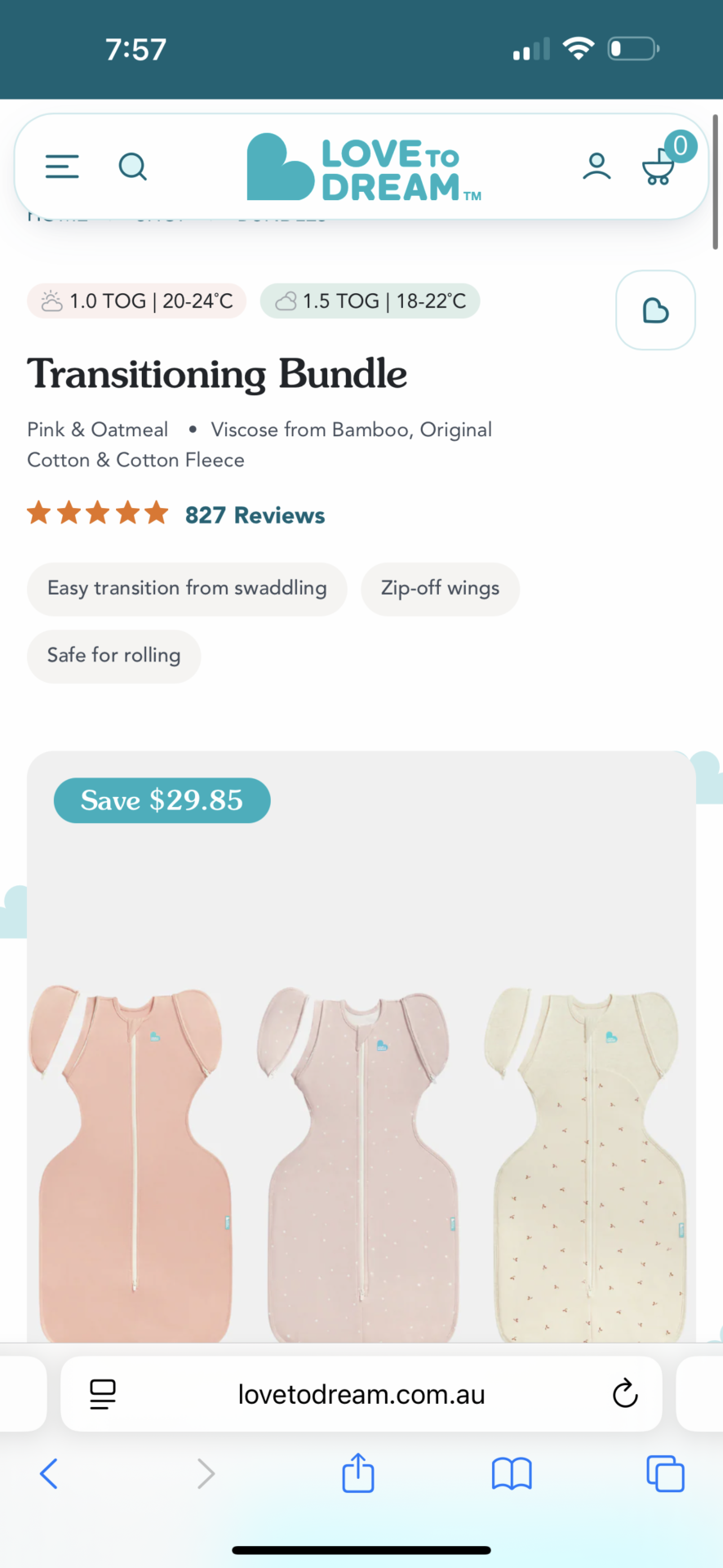 Love to Dream Swaddles - Medium