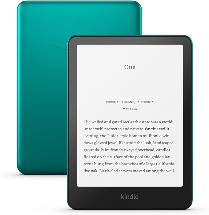 Kindle Paperwhite Signature Edition Metallic Jade