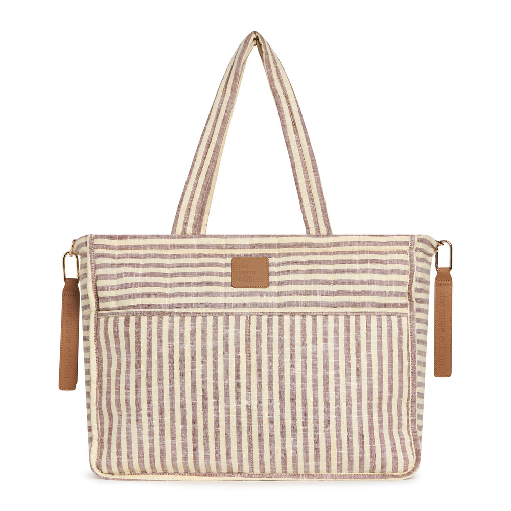Lemon Sorbet Stripe Muse Baby Bag