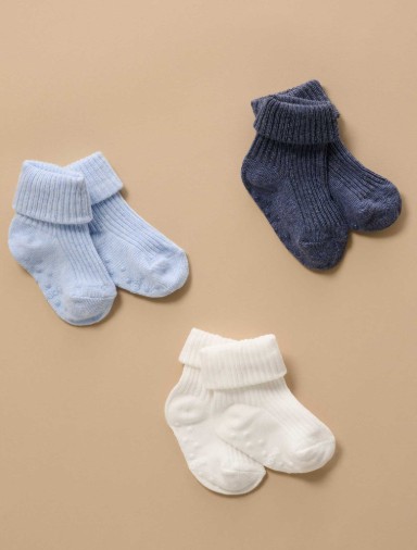 3 Pack Socks - 0-3mo