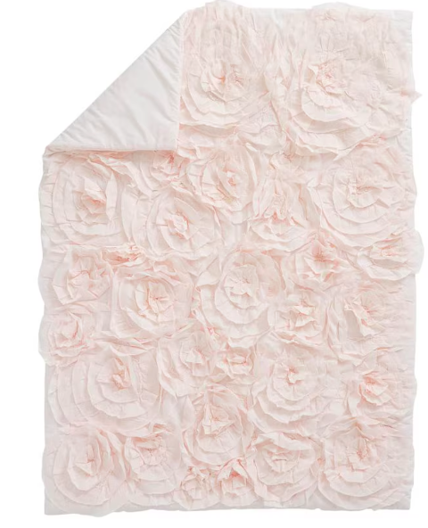 Monique Lhuillier Rosette Baby Comforter