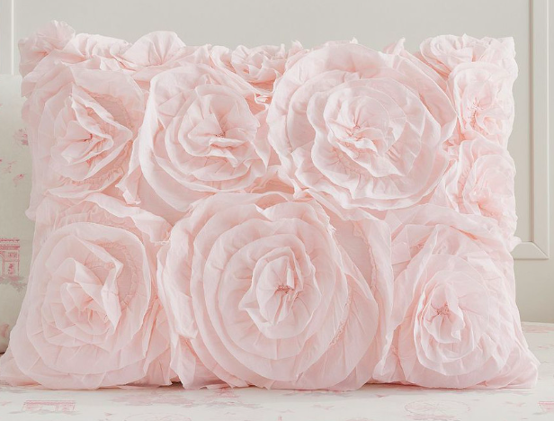 Monique Lhuillier Rosette Pillowcase