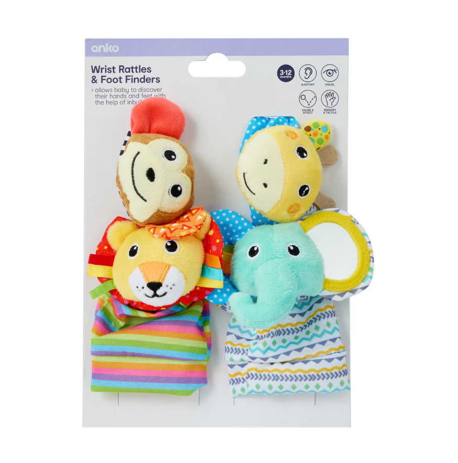 Wrist Rattles and Foot Finders