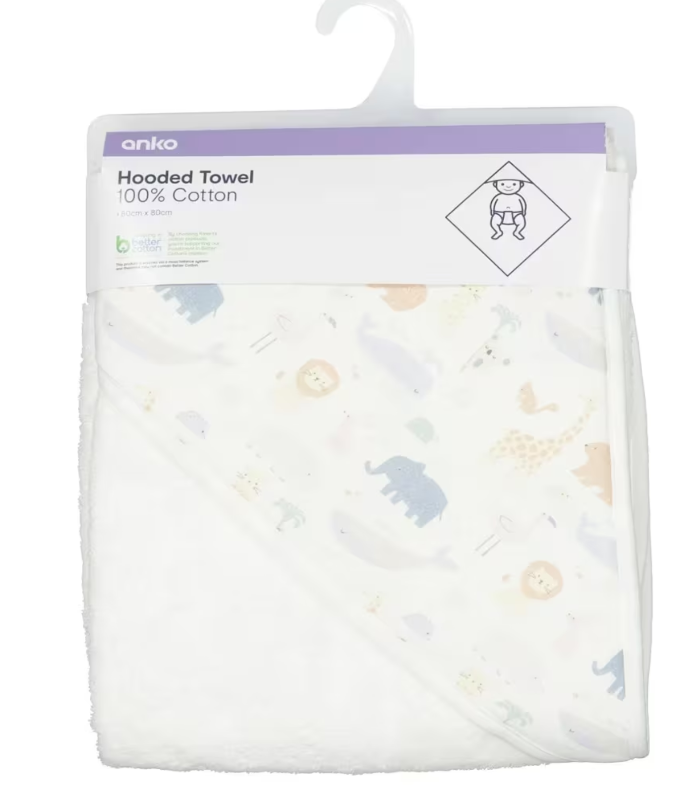 Hooded baby towels