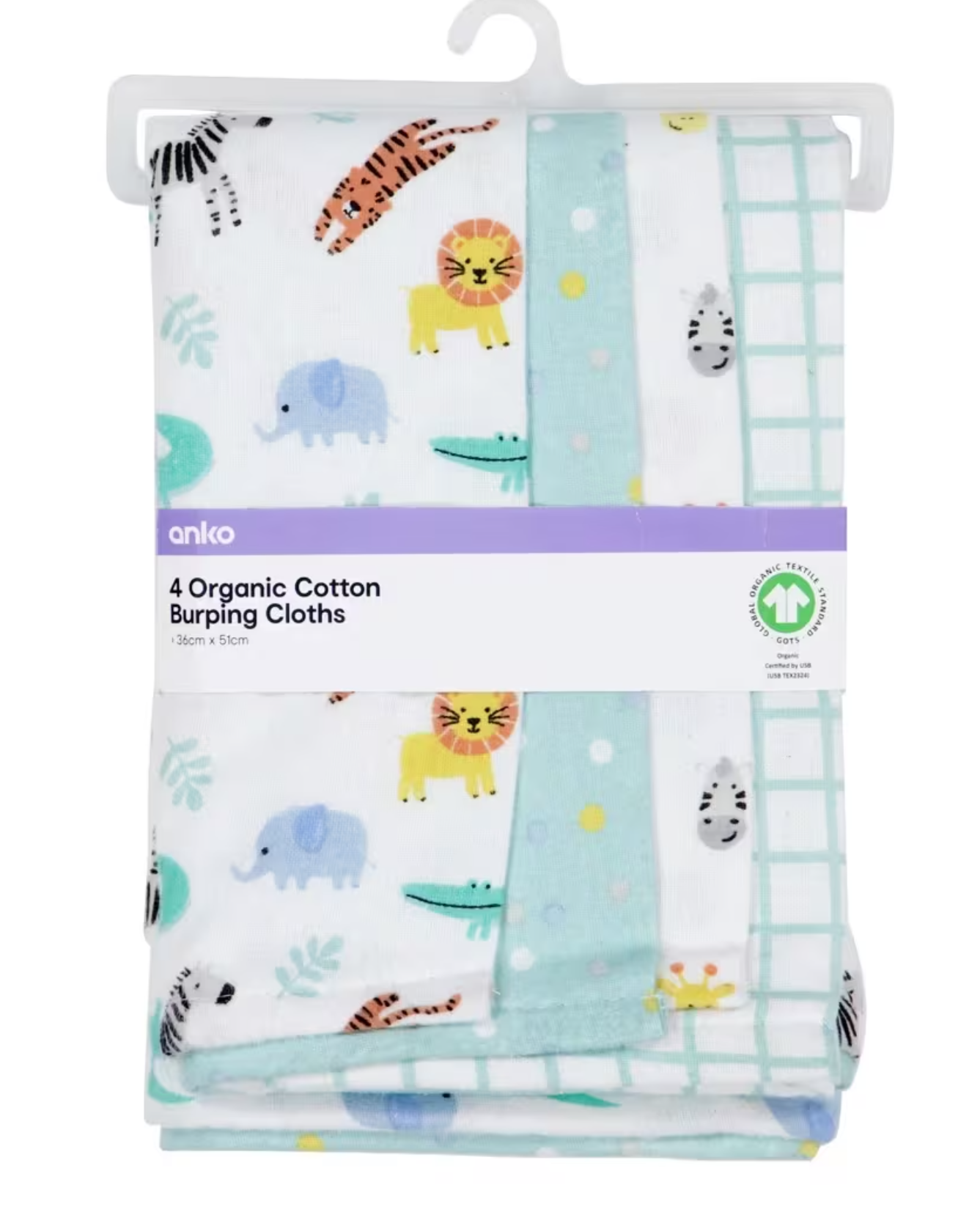 4 pack burping cloths