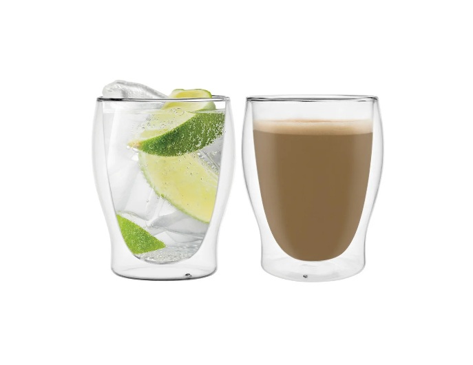 Double Wall Coffee Glass Set Large