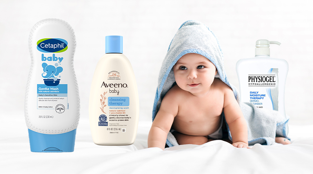 Baby soap and moisturiser