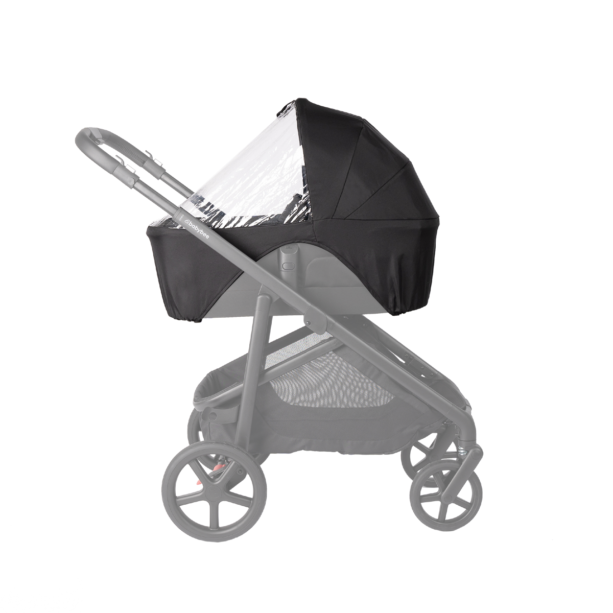 Pram bassinet rain cover