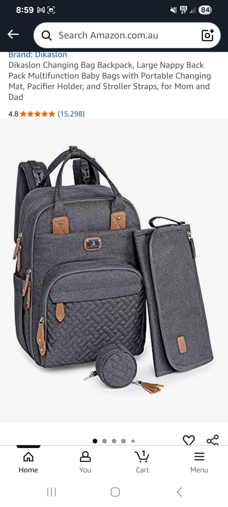 Baby Bag with Change Mat