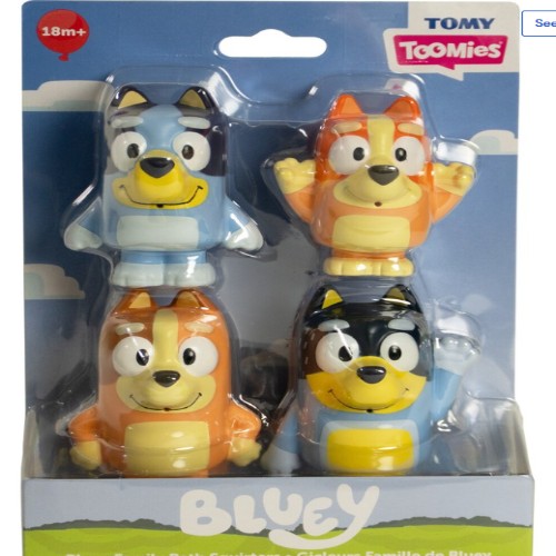 Bluey Family Bath Squirters