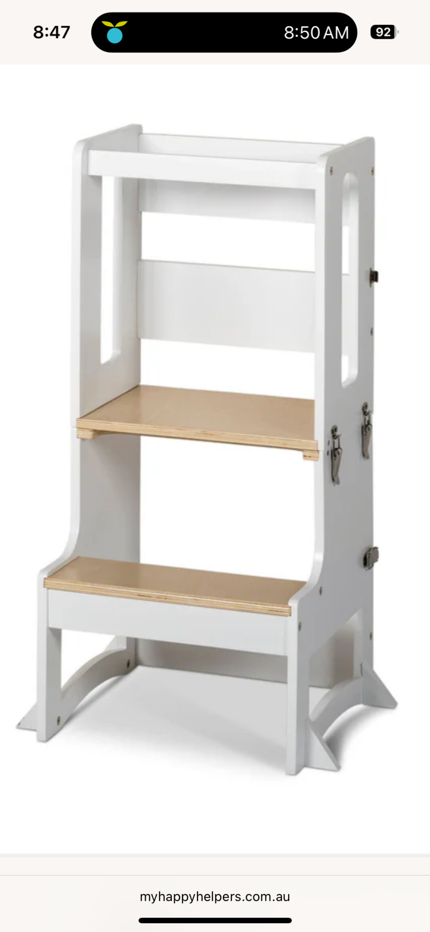 Convertible step stool and table