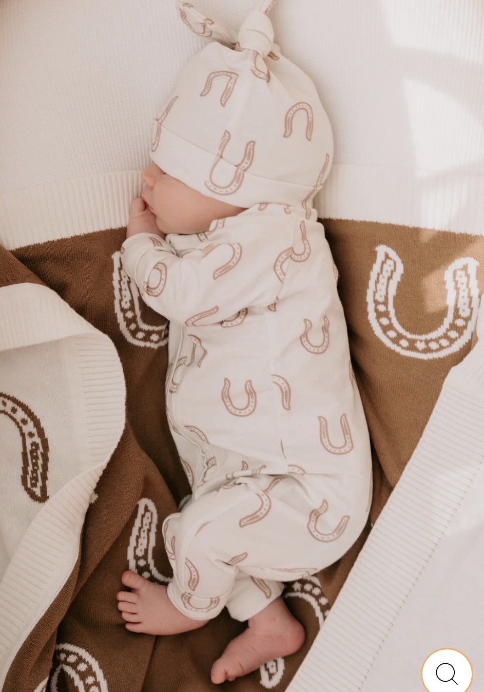 Western Horse shoe blanket