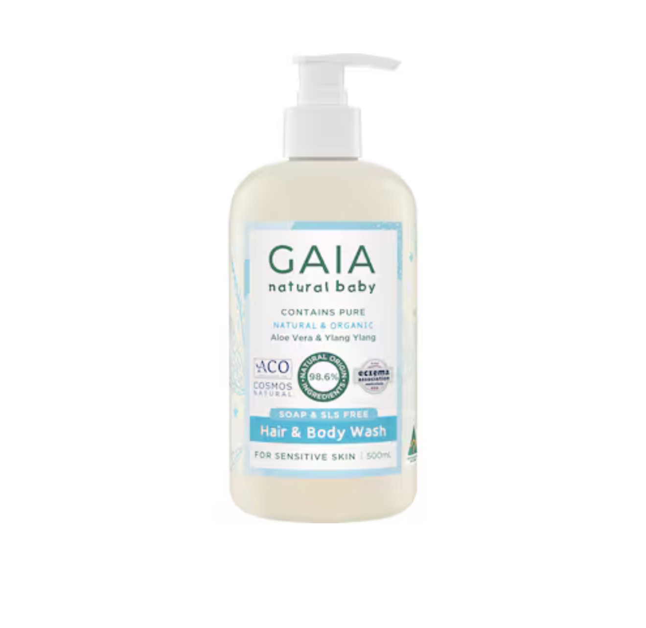 Gaia natural baby wash