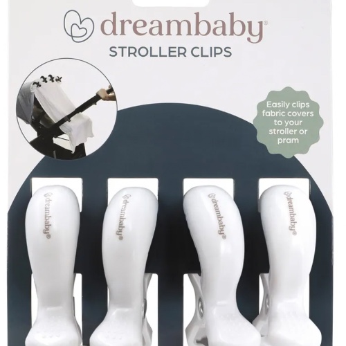 Dreambaby Stroller Clips 4pk White