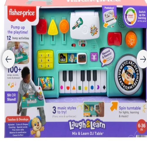 Fisher-Price Laugh & Learn Mix & Learn DJ Table