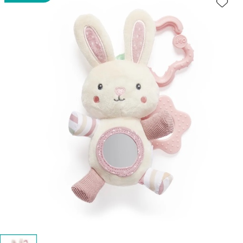 Oscar & Florri Woodland Bunny Pram Toy