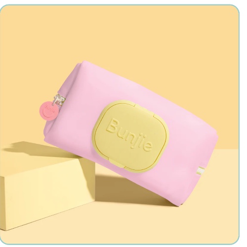 Bunjie - Pink Wipes Pouch