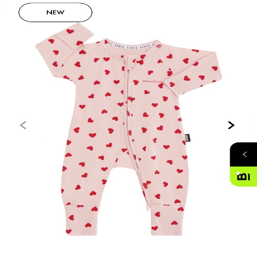 Newbies Organic Cotton Zippy