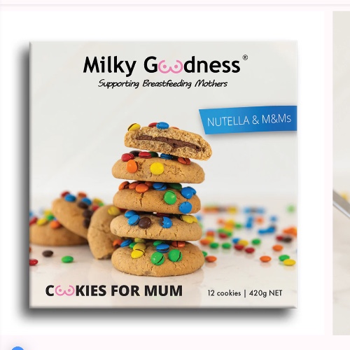 Nutella & M&M's Lactation Cookies
