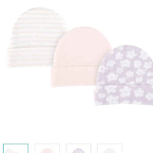 4Baby 3 Pack Beanie Pink