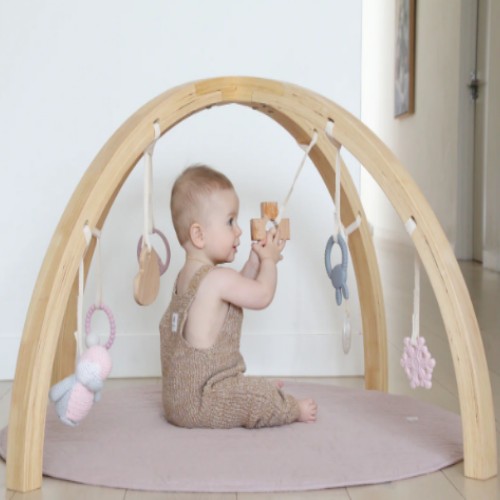 Wooden Baby Play Bar / Play Gym