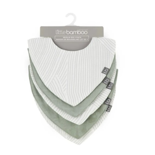 Little Bamboo Muslin Bibs