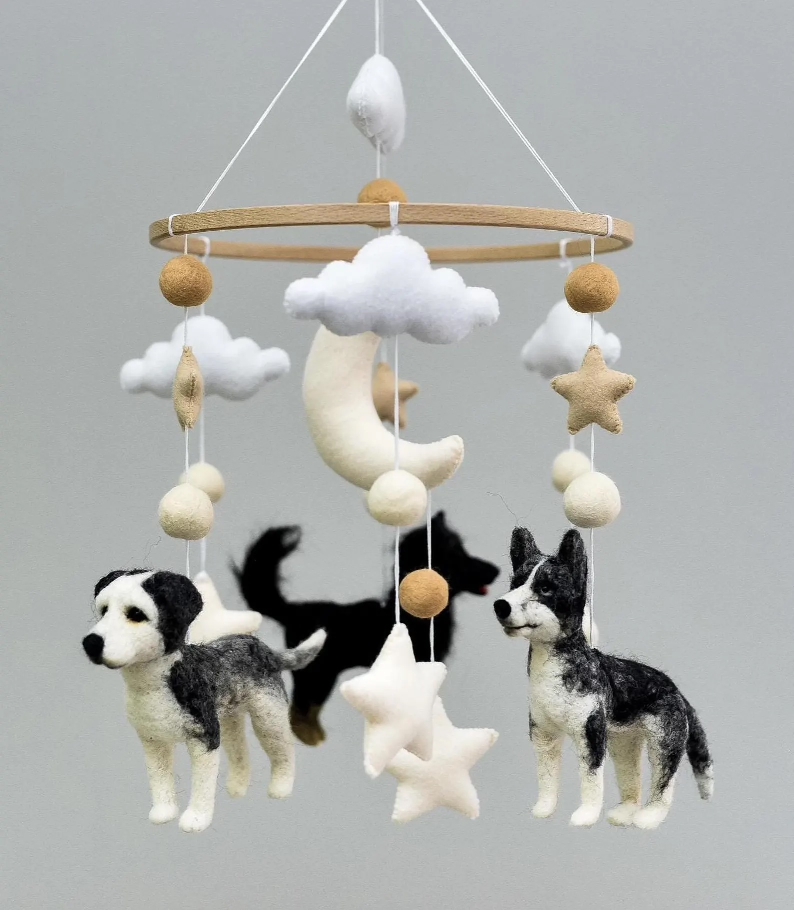 Custom Dog Baby Mobile