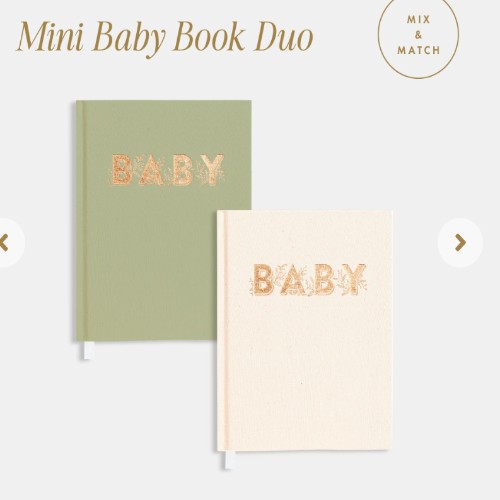 Fox and Fallow Mini Baby Book