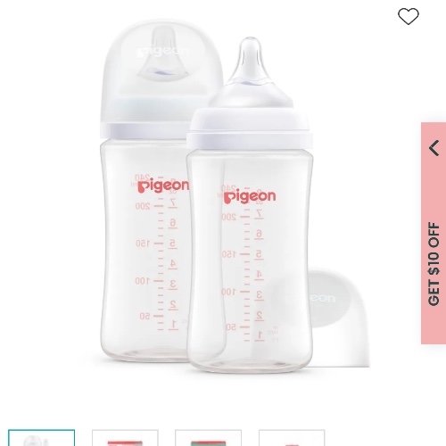 Pigeon SofTouch III Bottle PP 2Pk 240ML